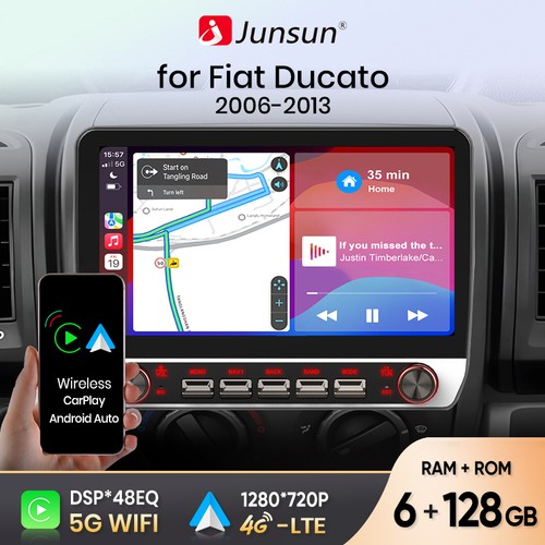 128gb dab per fiat ducato - 6+128gb,